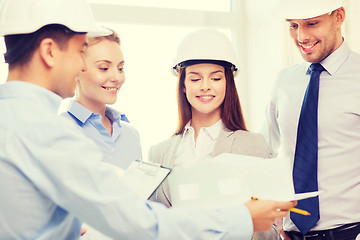 Image showing happy business team in office