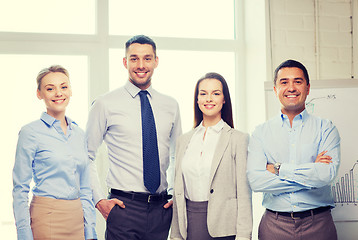 Image showing happy business team in office