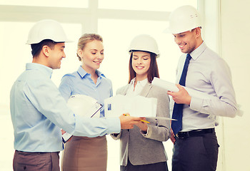 Image showing happy business team in office