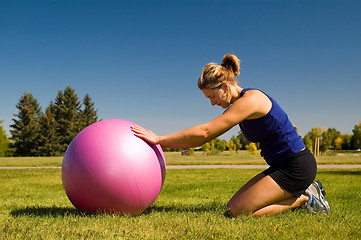 Image showing Ball exercises