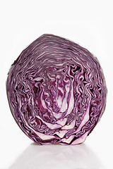 Image showing Half of a Red Cabbage