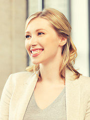 Image showing happy and smiling woman