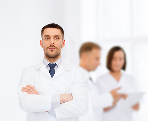 Image showing male doctor in white coat