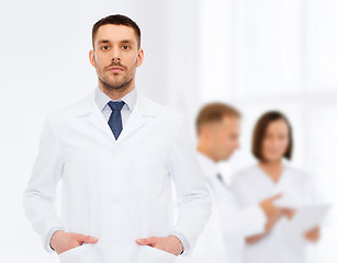 Image showing male doctor in white coat