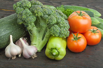 Image showing Still life vegetables