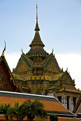 Image showing  thailand  in  bangkok  rain   temple abstract tree