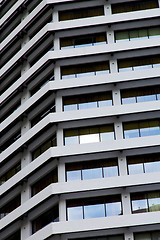 Image showing reflex of some gray glass of the centre  bangkok thailand