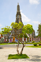 Image showing  pavement gold    temple   in tree  the temple 