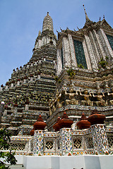 Image showing asia  thailand  in  bangkok    roof    palaces     sky      reli