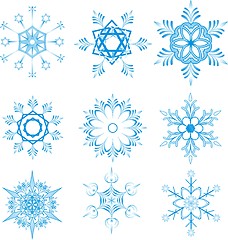 Image showing Snowflakes