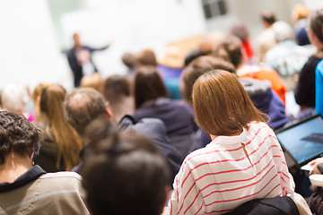 Image showing Lecture at university.