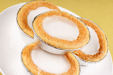 Image showing Mini Swedish almond tarts