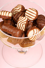 Image showing Chocolate pralines assortment