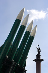 Image showing BUK surface-to-air missile system at Palace Square, St.Petersbur