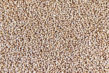 Image showing Buckwheat brown texture