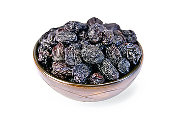 Image showing Raisins black in bowl