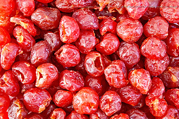 Image showing Candied cherry texture
