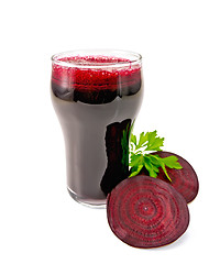 Image showing Juice beet with parsley