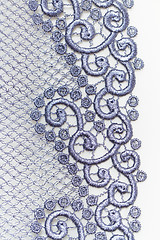 Image showing Decorative silver lace