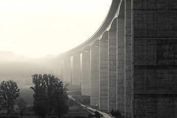 Image showing Large highway viaduct ( Hungary)