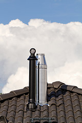 Image showing Modern chimney