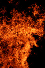 Image showing Fire background