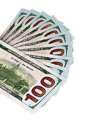Image showing 100 US Dollar Banknotes