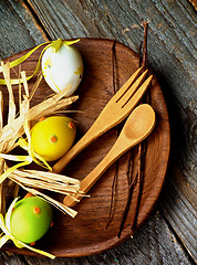 Image showing Easter Table Setting