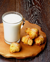 Image showing Milk and Croissant Cookies
