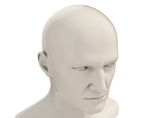 Image showing Human head isolated