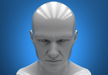 Image showing Man\'s head close-up