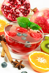 Image showing Winter fruit tea