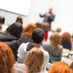 Image showing Lecture at university.