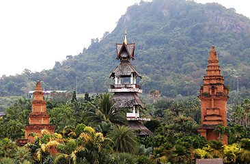 Image showing Buddhist temples 