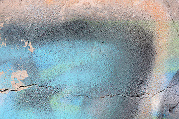 Image showing classic grunge texture of aging painted wall