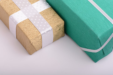 Image showing gift box set, holiday concept