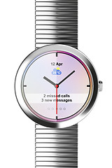 Image showing Silver Smart watch