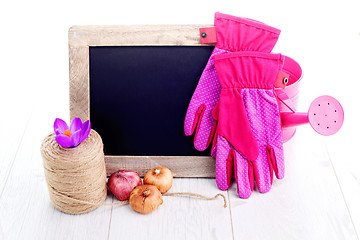 Image showing gardening tools