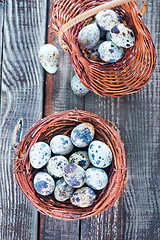 Image showing quail eggs