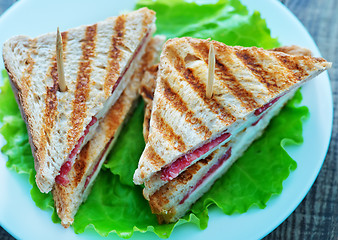 Image showing sandwiches