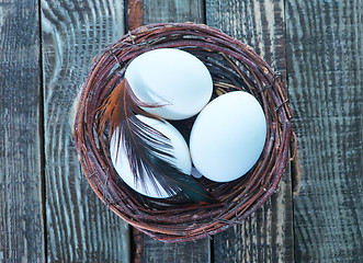 Image showing chicken eggs