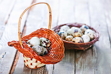 Image showing quail eggs