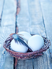 Image showing chicken eggs