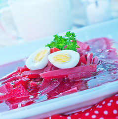 Image showing beet soup