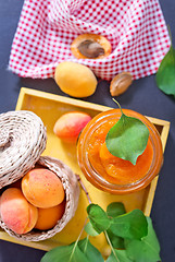 Image showing apricot jam