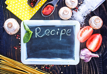 Image showing board for recipe