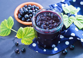 Image showing jam from black currant