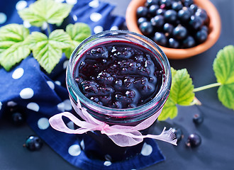 Image showing jam from black currant