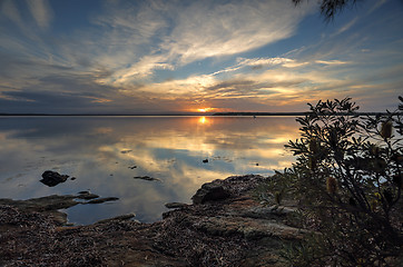 Image showing Sunset St Georges Basin