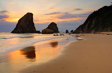 Image showing Glasshouse Rocks Narooma